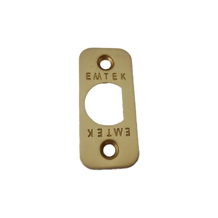 Satin Brass Faceplate EMFPR4